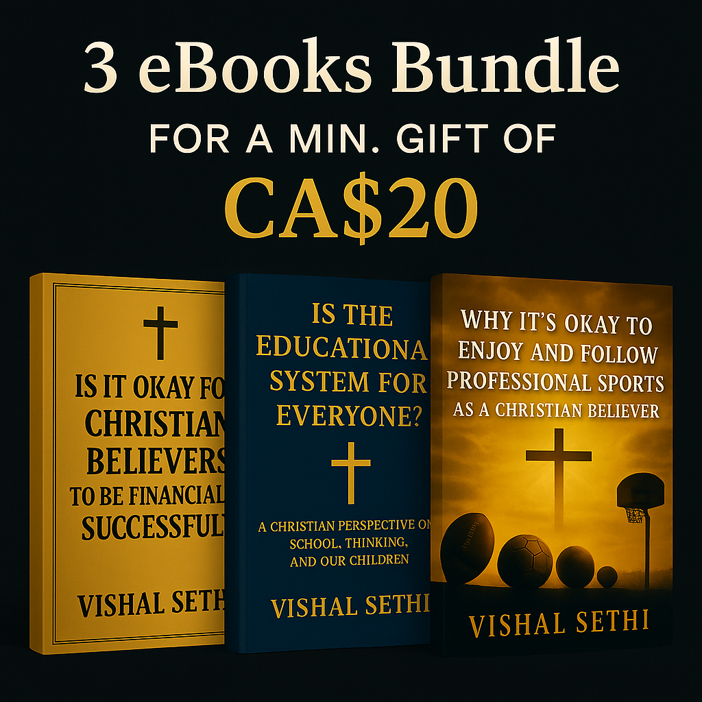 3 eBooks Bundle for a minimum gift of CA$20